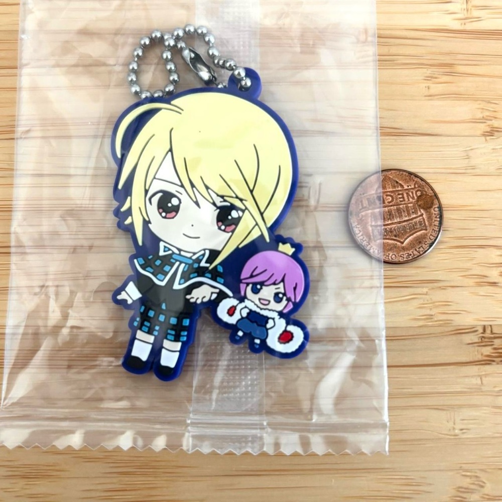 Rare shugo chara rubber strap with quote